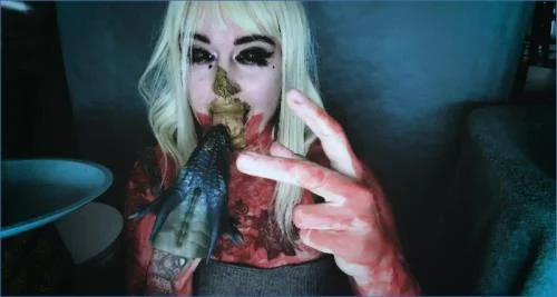 Sweet Betty Parlour in Scat Witch with Toy: Filthy Shitting and Hardcore Shit Eating