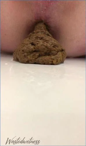 Wastedwetness in Hardcore Shitting Scat Store- Chocolate Mousse Anyone Full Video