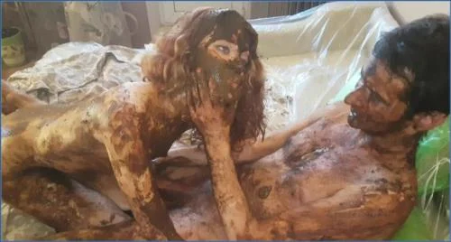 Jelena in Filthy Domination Poop with Real Shit Eating Action