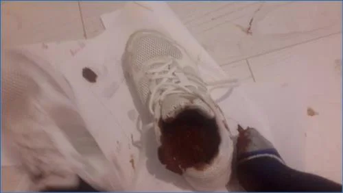Goddess Messy Sneakers Real Scat with Thefartbabes