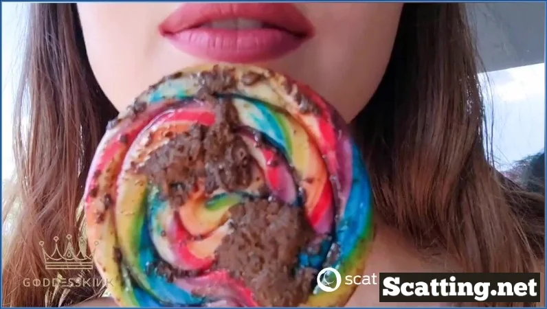 Kinky Poop Lollipop with Godess Kink aka TeenScatGodess – Scat, Anal HD 720p